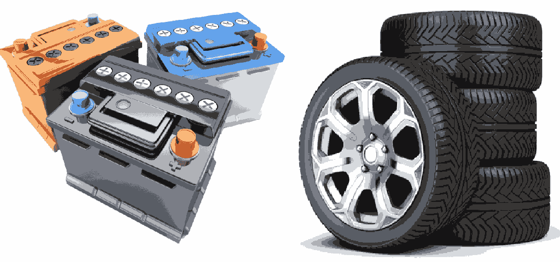 Tires and batteries 2